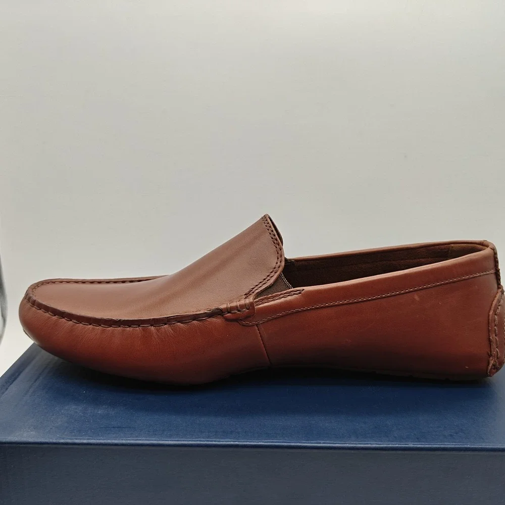 Cole Haan Grand+ Venetian Driving Loafers Mens 11.5 M Woodbury Gum C38825